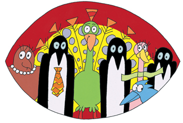 A Peacock in the Land of Penguins